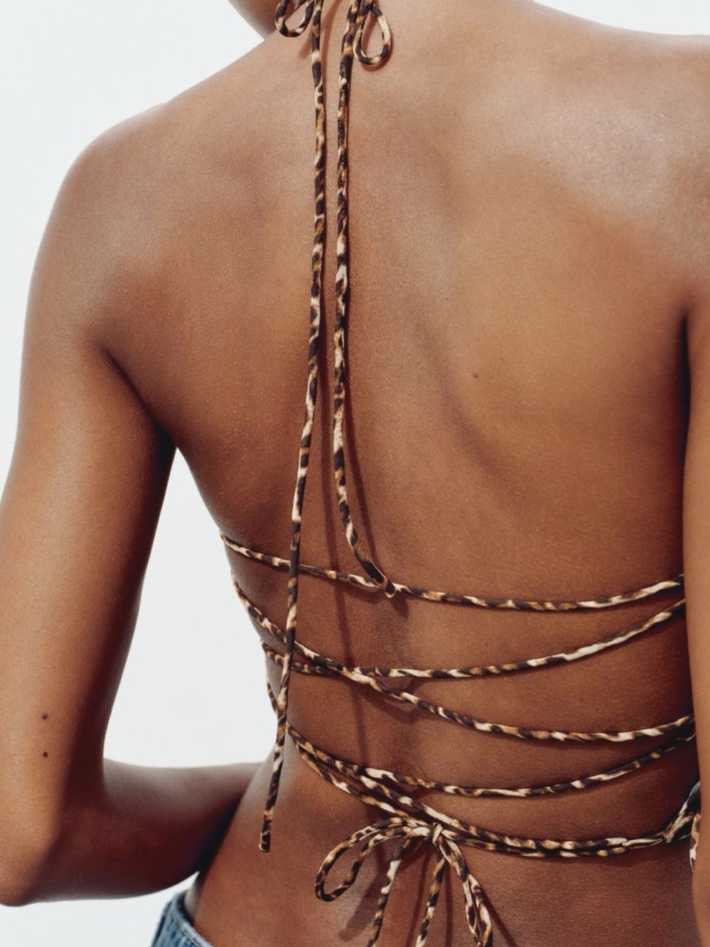 Zara backless top